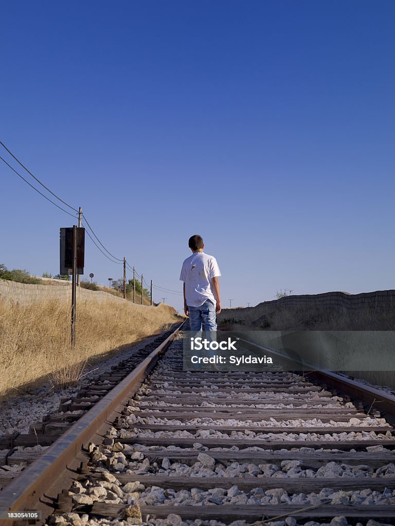 Lonely menino - Foto de stock de 14-15 Anos royalty-free