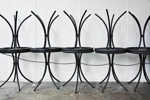 istock Bunch of cafe tables 183054204