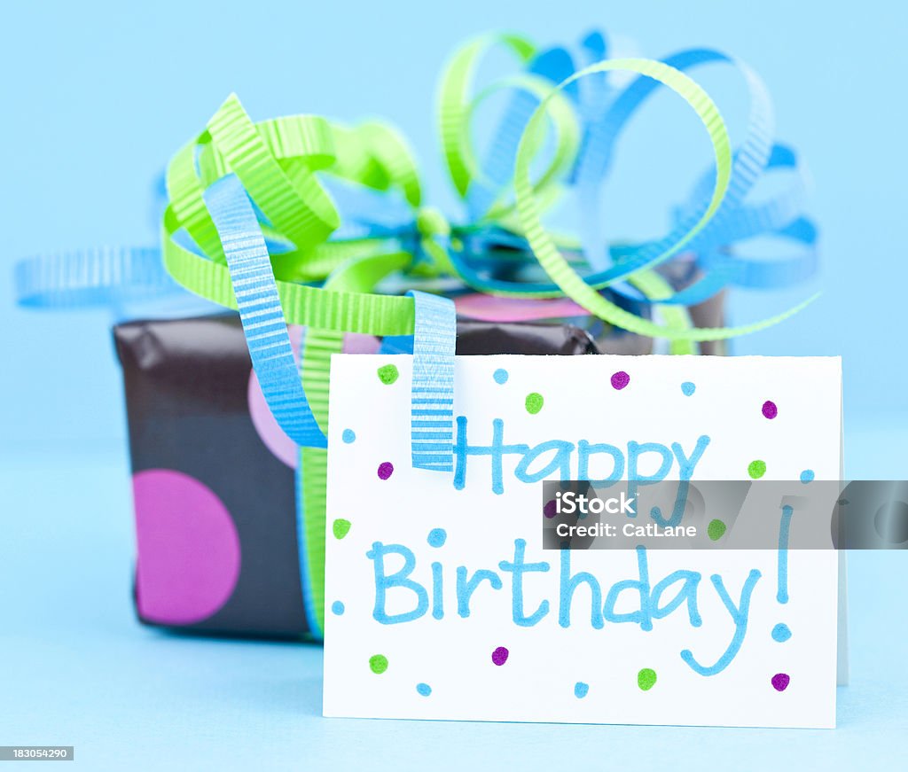 Feliz cumpleaños - Foto de stock de Tarjeta de cumpleaños libre de derechos