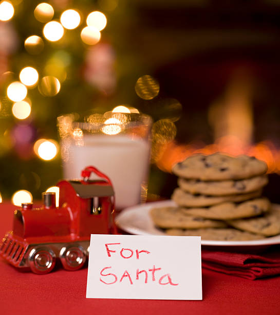 istock Cookies and Milk for Santa 183054704