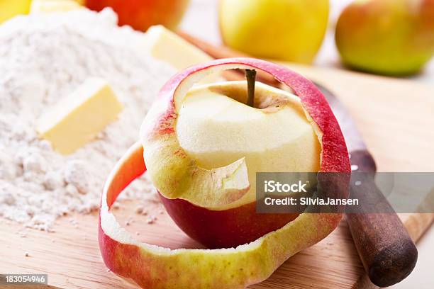 Baking Ingredients For Apple Pie Stock Photo - Download Image Now - Apple - Fruit, Autumn, Baking