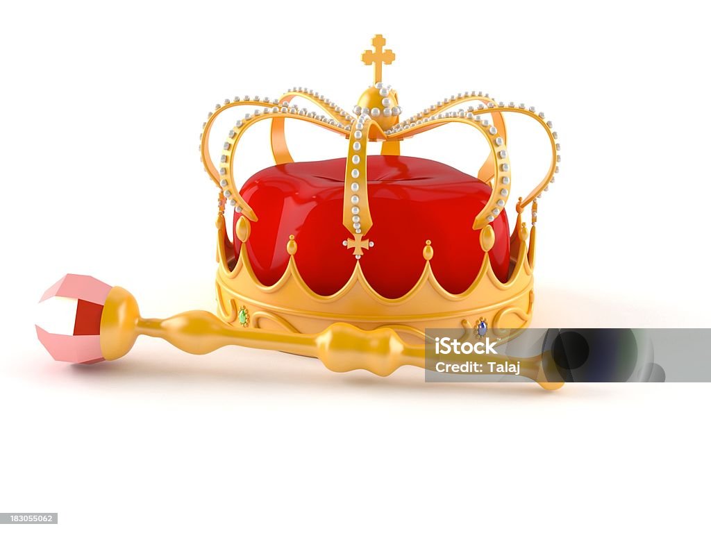 Crown - Foto de stock de Cetro royalty-free