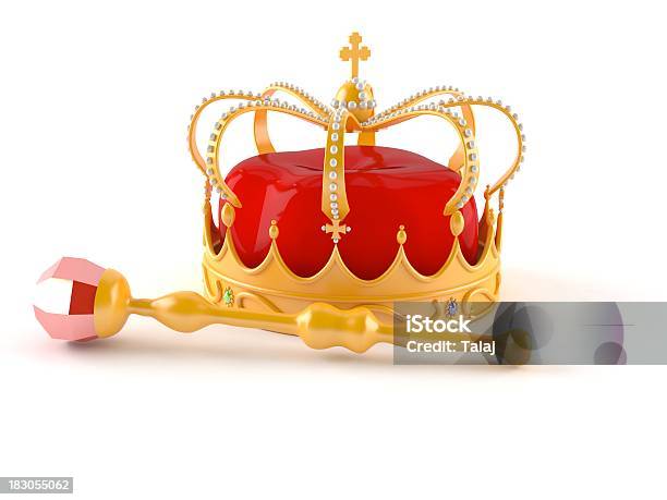 Foto de Crown e mais fotos de stock de Cetro - Cetro, Coroa - Enfeite para cabeça, Autoridade