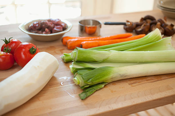 istock Ingredients for beef barley soup 183055639
