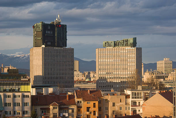 Wolken über Ljubljana – Foto