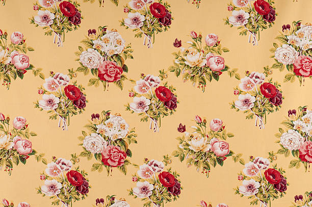 istock Boston Floral Medium Antique Fabric 183056104