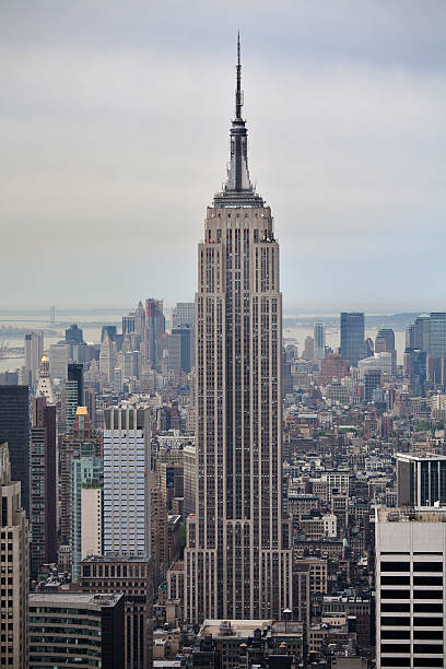 nueva york - empire state building fotografías e imágenes de stock