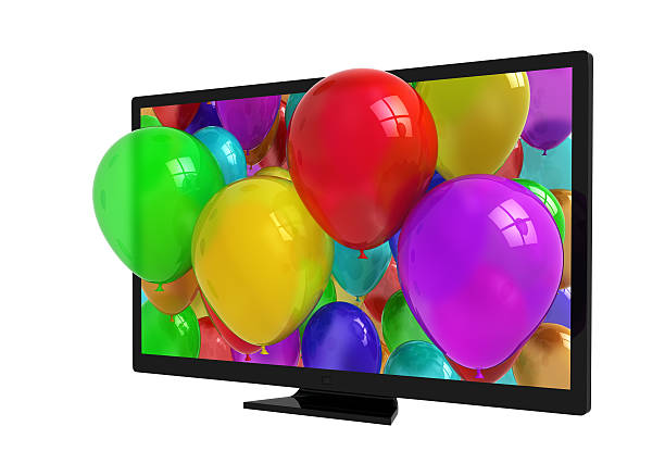 3D TV stock photo