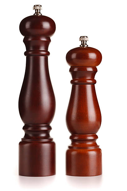 istock Timber Salt and Pepper Grinders + Clipping Path 183056371