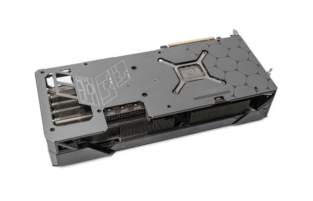 istock Powerful modern video card on a white background. 1830571706