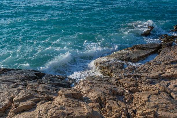 Seascape. Summer warm Adriatic sea and blue sky.