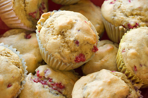 istock Basket of Raspberry Lemon Muffins 183057781