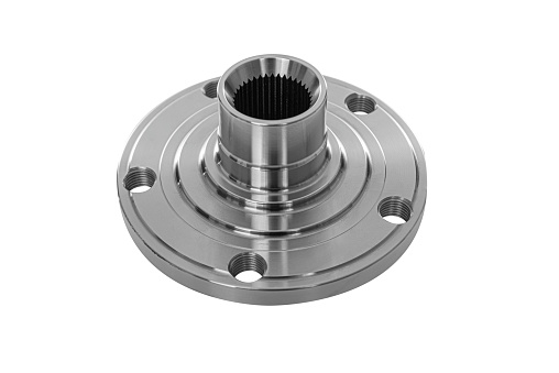 Car hub isolated on a white background.