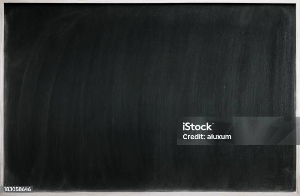 Lavagna - Fotografie stock e altre immagini di Colore nero - Colore nero, Composizione orizzontale, Copy Space