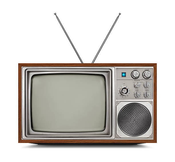 istock Stylish Vintage Television - Blank Screen 183059252