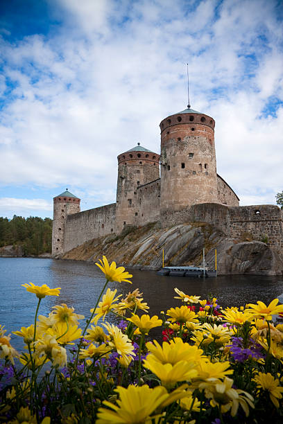 Savonlinna, Finland Olavinlinna Castle Related images of Finland: etela savo finland stock pictures, royalty-free photos & images