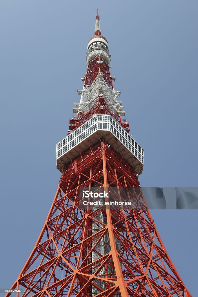 Wieża Tokijska - Zbiór zdjęć royalty-free (Antena telewizyjna)