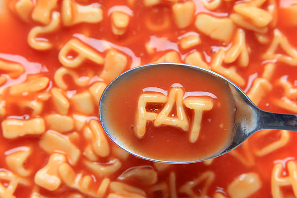 istock Alphabet soup word - FAT 183059863