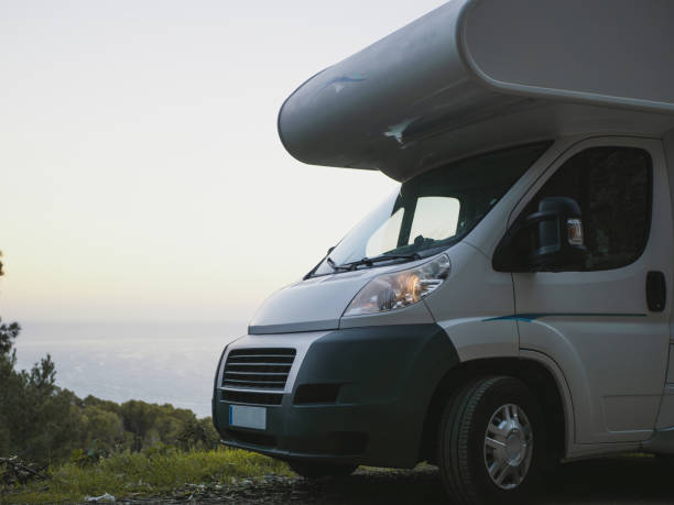 istock Motorhome close up by the sea 1830599208