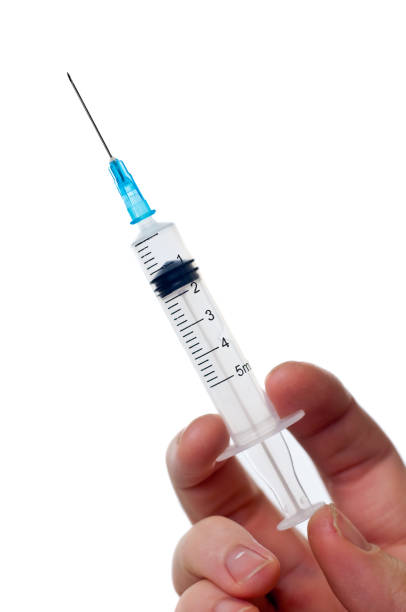 strzykawka - syringe injecting surgical needle medical injection zdjęcia i obrazy z banku zdjęć