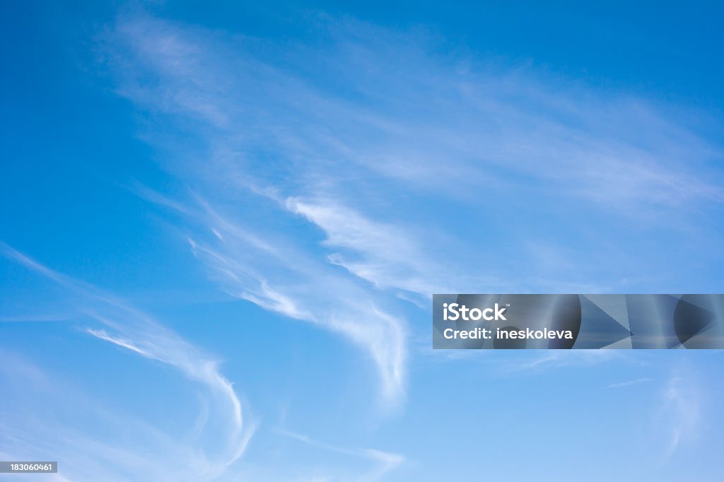 Formação de Nuvem - Royalty-free Cirro-Estrato Foto de stock