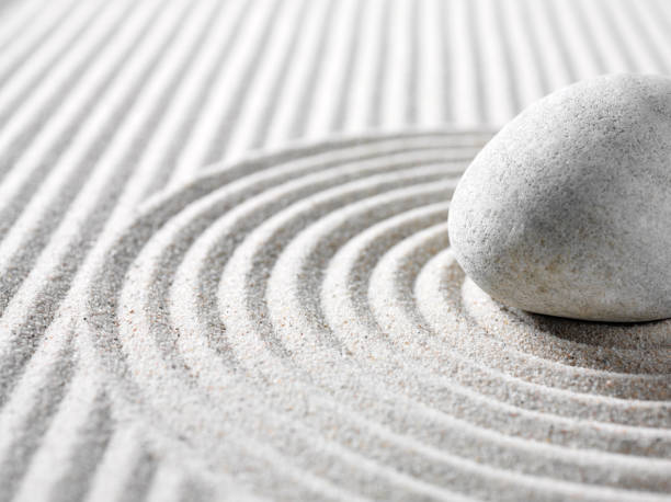 istock Zen Sand and Rock Garden 183060545