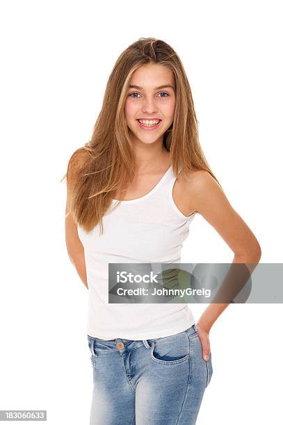 Attractive Teenage Girl Stock Photo - Download Image Now - 14-15 Years, 2000-2009, 21st Century