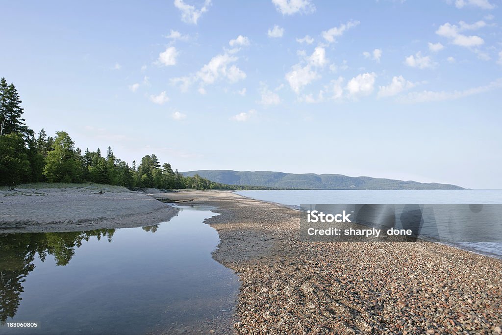Litorale di grandi laghi XL - Foto stock royalty-free di Spiaggia