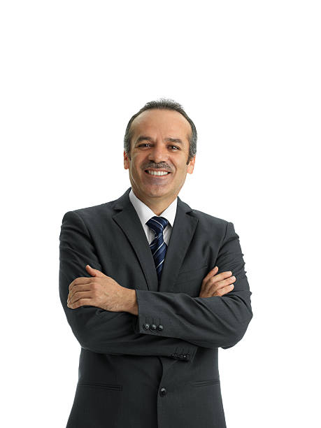 istock Businessman with his arm crossed 183060963