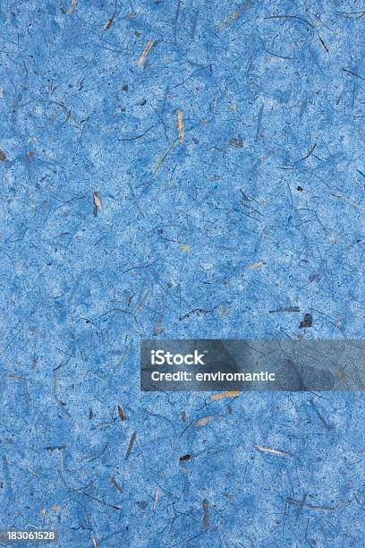 Handmade Recycled Paper Background Stock Photo - Download Image Now - Blue, Handmade Paper, Abstract