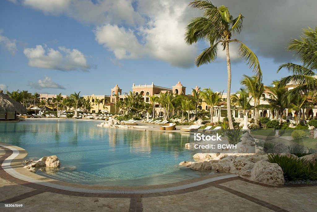 Sanctuary Resort, Punta Cana, Dominican Republic "Photograph of the pool at the Sanctuary Resort, Punta Cana, Dominican Republic" Punta Cana Stock Photo