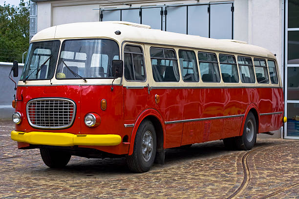 Minsk, Belarus, April 18, 2024 - old red fire truck detail MERCEDES-BENZ 1113.  vintage german van