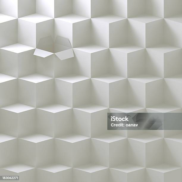 Open Box In A Stack Stock Photo - Download Image Now - Box - Container, White Color, Stack