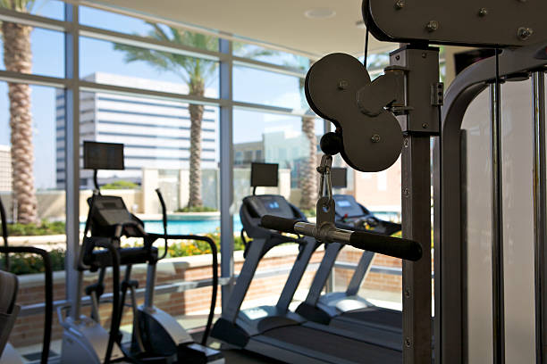 Luxury fitness room