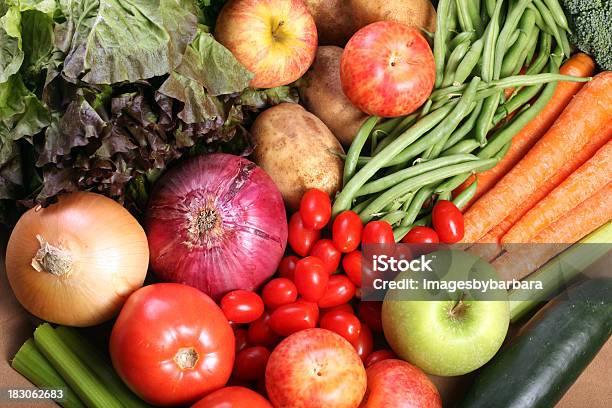 Gemüse Stockfoto und mehr Bilder von Apfel - Apfel, Apfelsorte Granny Smith, Blatt - Pflanzenbestandteile