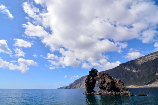 Roque de Bonanza beach in El Hierro Canary islands Spain