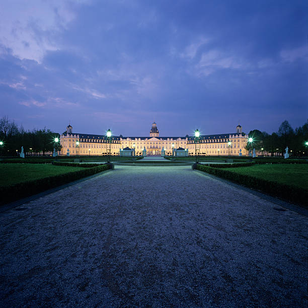 istock Karlsruhe castle chateau at twilight dusk  (image size XXXL) 183063245