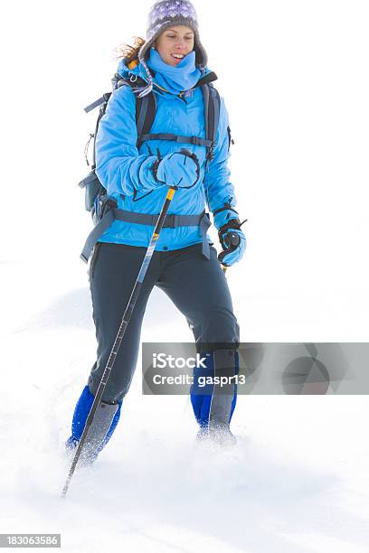 Nordic Trekking - Fotografie stock e altre immagini di Abiti pesanti - Abiti pesanti, Adulto, Allenamento