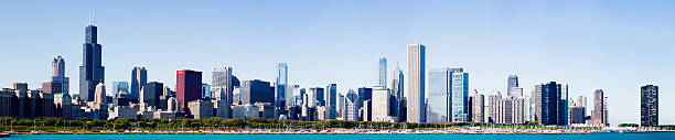istock Chicago City Grant Park Skyline USA 183063599