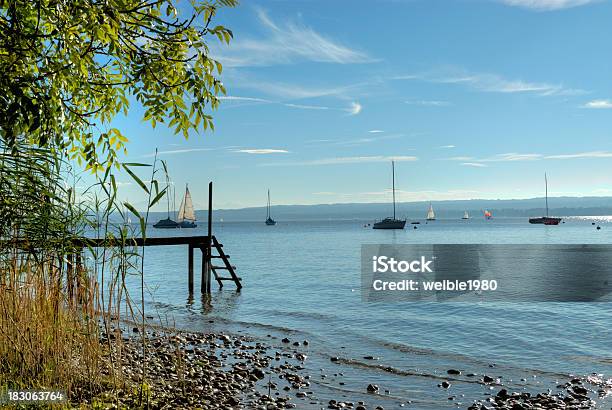 Ammersee Deutschland In Den Herbst Stockfoto und mehr Bilder von Ammersee - Ammersee, Segelschiff, Badetreppe