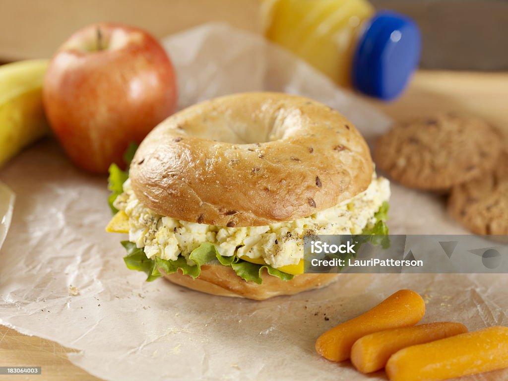 건강한 충진됨 중식 - 로열티 프리 계란 샐러드 샌드위치 스톡 사진