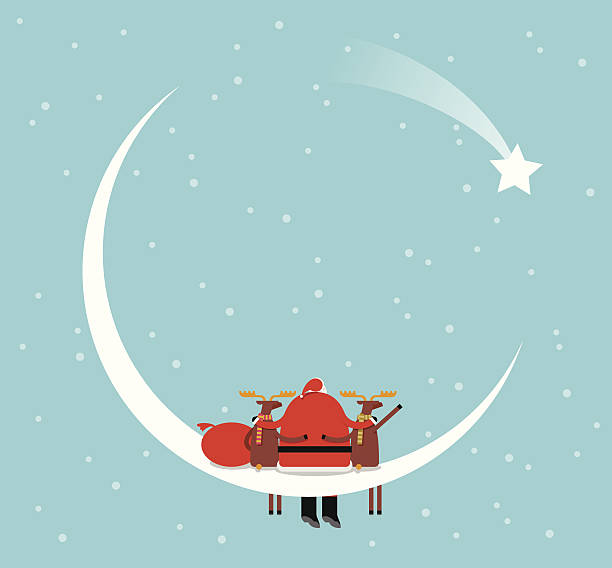 ilustraciones, imágenes clip art, dibujos animados e iconos de stock de mejor amigo - santa claus illustrations