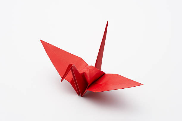 istock Japanese paper crane 183064256