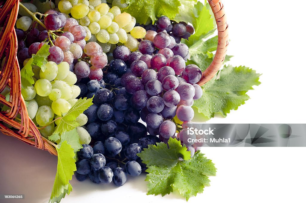 Uvas frescas - Foto de stock de Agricultura royalty-free