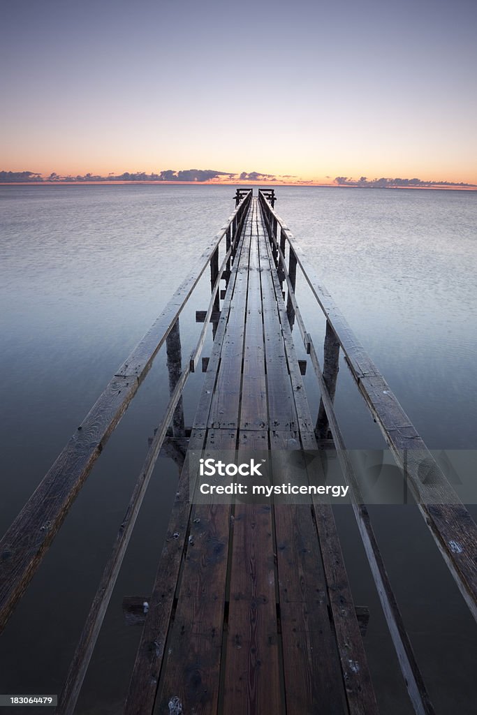 Pier am Lake Winnipeg - Lizenzfrei Anlegestelle Stock-Foto