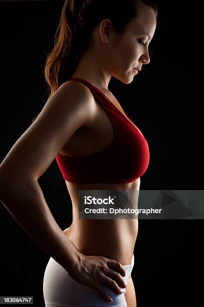 Fitness Mädchen Stockfoto und mehr Bilder von Anaerobes Training - Anaerobes Training, Anatomie, Attraktive Frau