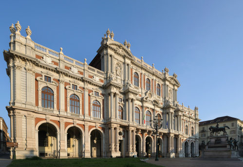 Palazzo Carignano, Carlo Alberto square, Turin, Piedmont