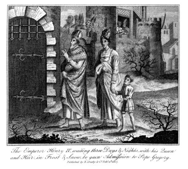 istock Puniushment of Henry IV Holy Roman Emperor 183065225