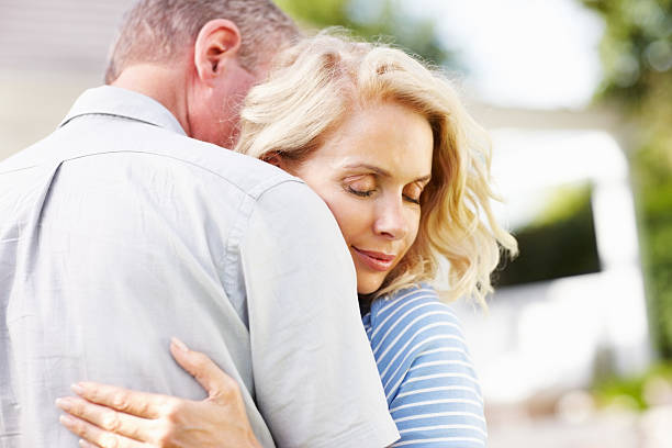 istock Loving couple hugging each other 183065668