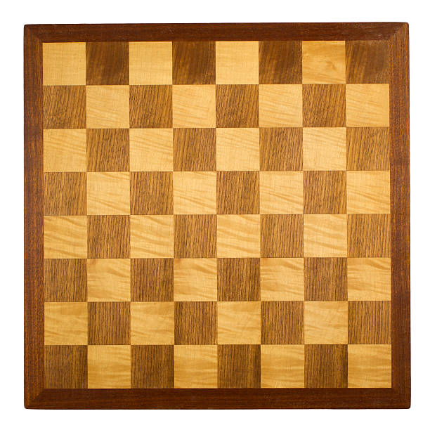 Empty chess board Old wooden chess board on white chess board photos stock pictures, royalty-free photos & images